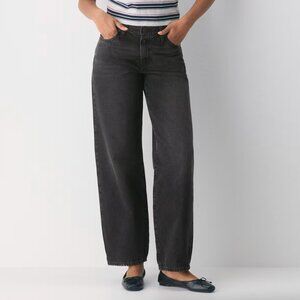 Levis Baggy Dad Aritzia Mid Rise Straight Leg Denim Jeans NWT Size 25